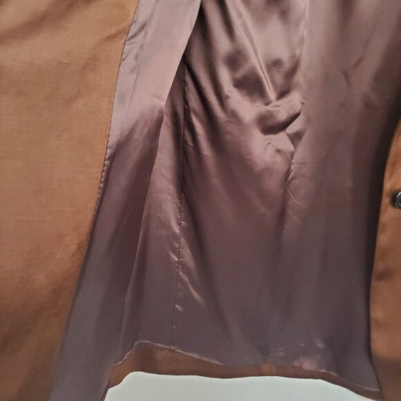 Zara Brown Blazer Size M - Picture 9 of 11